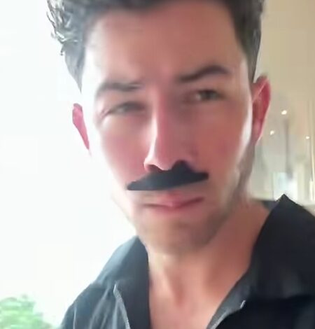 Nick Jonas pranks his dog with fake moustache, leaves him confused
