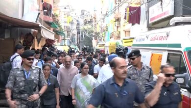 CM Rekha inspects Satya Niketan building collapse site, Sirsa says ‘accountability will be fixed’