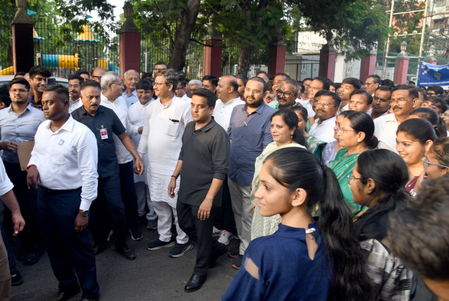 Ahead of PM Modi’s Vadodara visit, ‘Namo for Viksit Bharat’ padayatra draws citizens Ahead of PM Modi’s Vadodara visit, ‘Namo for Viksit Bharat’ padayatra draws citizens