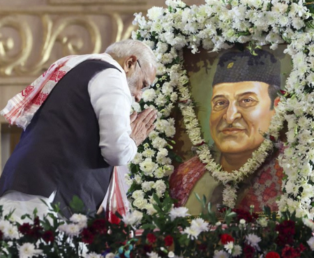 Bhupen Hazarika’s voice carried spirit of Northeast to entire nation: PM Modi Bhupen Hazarika’s voice carried spirit of Northeast to entire nation: PM Modi
