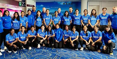Indian women’s hockey team jets off to Japan for Asiad, eyeing gold and direct qualification for LA 2028 Indian women’s hockey team jets off to Japan for Asiad, eyeing gold and direct qualification for LA 2028