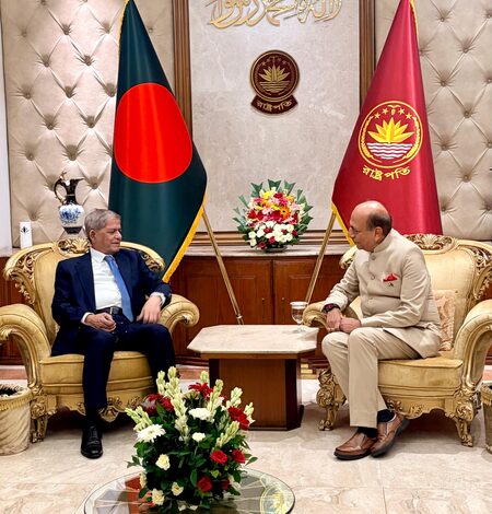 Indian envoy Trivedi, Bangladesh President Alamgir emphasise importance of strengthening ties
