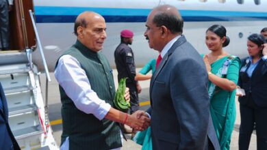 Rajnath Singh arrives in Sri Lanka, set to hold talks on defence and maritime cooperation