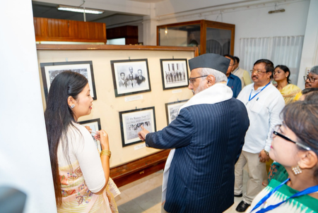 Vice-President Radhakrishnan visits INA museum, war memorial in Manipur Vice-President Radhakrishnan visits INA museum, war memorial in Manipur