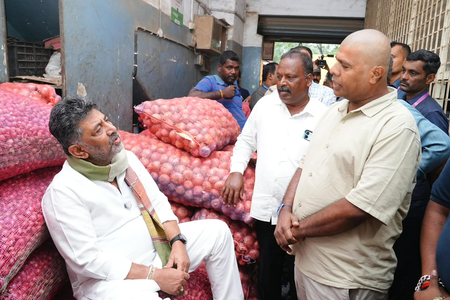 Karnataka CM Shivakumar orders action against co-op society Secretary after 93 farmers’ crop insurance claims rejected (Lead)