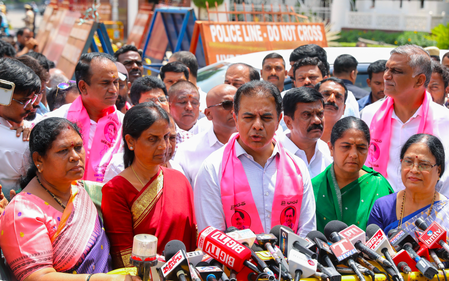 BRS complains to Telangana Governor about alleged assault on its legislators