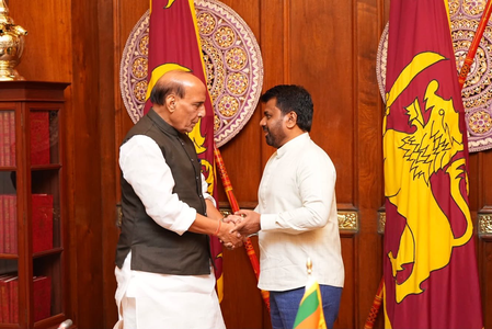 Rajnath Singh, Sri Lankan Prez Dissanayake reaffirm commitment to working together for regional security