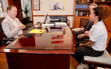US Ambassador Sergio Gor meets UFC star Puja Tomar, calls her journey ‘inspiring’ US Ambassador Sergio Gor meets UFC star Puja Tomar, calls her journey ‘inspiring’