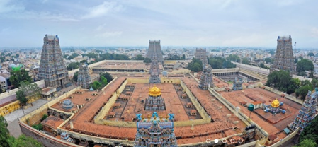 Meenakshi Amman temple under high surveillance ahead of Kumbabishekam Meenakshi Amman temple under high surveillance ahead of Kumbabishekam