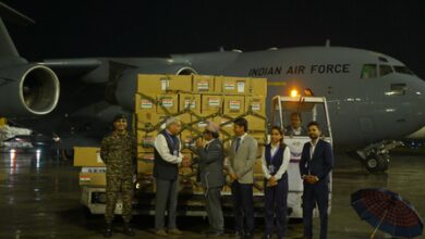 India hands over relief and rescue items to Nepal Minister