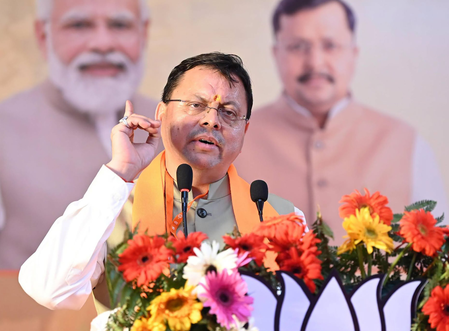 Uttarakhand CM Pushkar Dhami hails appointment of new BJP office-bearers Uttarakhand CM Pushkar Dhami hails appointment of new BJP office-bearers