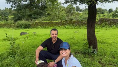Dia Mirza steps away from ‘endless cycles of consumption’, shares serene family moments