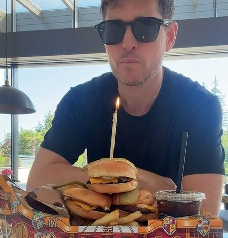 Michael Buble celebrates 51st b’day with an ode to fries: Less frosting, more fries
