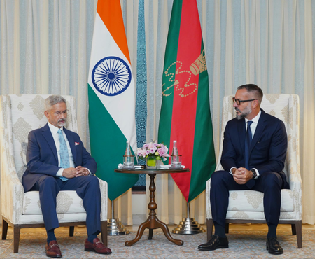 EAM Jaishankar, Prince Rahim Aga Khan V discuss social development, heritage preservation efforts EAM Jaishankar, Prince Rahim Aga Khan V discuss social development, heritage preservation efforts