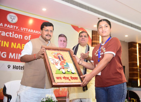 Mission election: BJP chief Nitin Nabin woos Gen Z; energises party cadre in Uttarakhand Mission election: BJP chief Nitin Nabin woos Gen Z; energises party cadre in Uttarakhand