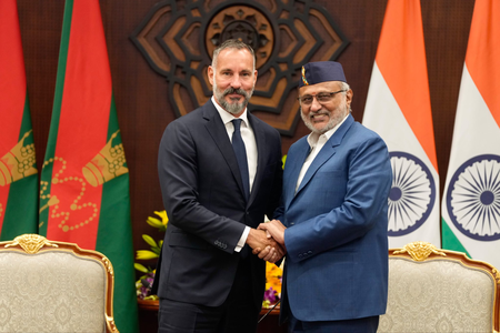 VP Radhakrishnan, Prince Rahim Aga Khan V discuss strengthening cooperation in various sectors