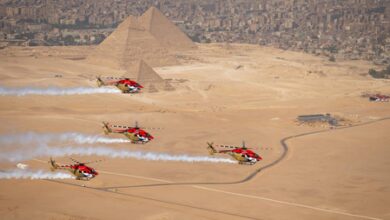 Sarang helicopter display reflects enduring bonds of friendship between India and Egypt: IAF Sarang helicopter display reflects enduring bonds of friendship between India and Egypt: IAF