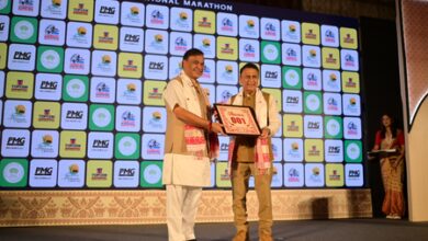 Gavaskar, CM Himanta Biswa Sarma launch Guwahati International Marathon; 12,000 runners expected Gavaskar, CM Himanta Biswa Sarma launch Guwahati International Marathon; 12,000 runners expected