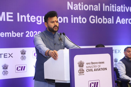 India’s aerospace market will double to billion by 2035: Naidu India’s aerospace market will double to billion by 2035: Naidu