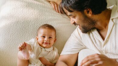 Varun Tej-Lavanya Tripathi reveal son Vaayuv’s face as he turns 1
