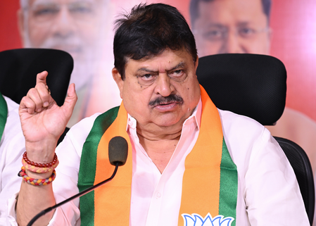 Telangana BJP demands resignation of all defected MLAs Telangana BJP demands resignation of all defected MLAs