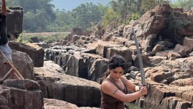Samyuktha plays Bhoomi in Nikhil Siddhartha’s ‘Swayambhu’; Makers release BTS video on her birthday!