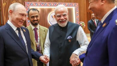PM Modi’s warm camaraderie with Putin, Xi on full display at BRICS Summit PM Modi’s warm camaraderie with Putin, Xi on full display at BRICS Summit