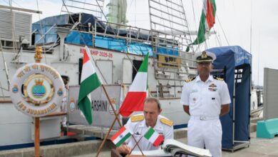 INS Sudarshini hosts Italian Navy Chief at Livorno, strengthens India-Italy maritime ties