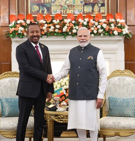 PM Modi, Ethiopian counterpart discuss ways to strengthen strategic partnership