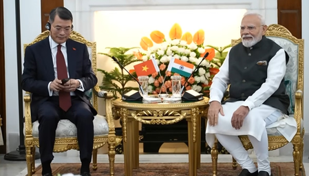 PM Modi, Vietnam counterpart Hung discuss bilateral ties, regional and global issues of importance (Lead)