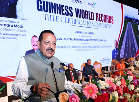 Steel slag roads can cut costs by 40 pc, last longer: Dr Jitendra Singh