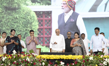 Gujarat: Gandhinagar gets Rs 1,848 crore development projects; 30 new e-buses flagged off Gujarat: Gandhinagar gets Rs 1,848 crore development projects; 30 new e-buses flagged off