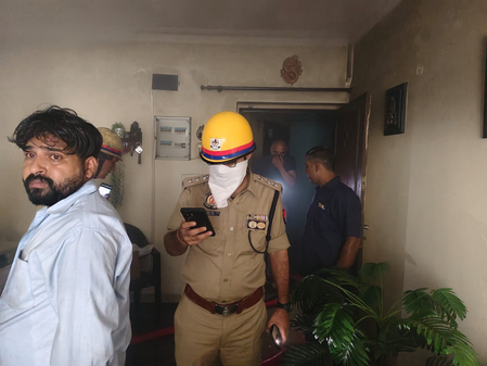 Ghaziabad: Fire breaks out in storeroom of high-rise flat, firefighters bring blaze under control Ghaziabad: Fire breaks out in storeroom of high-rise flat, firefighters bring blaze under control