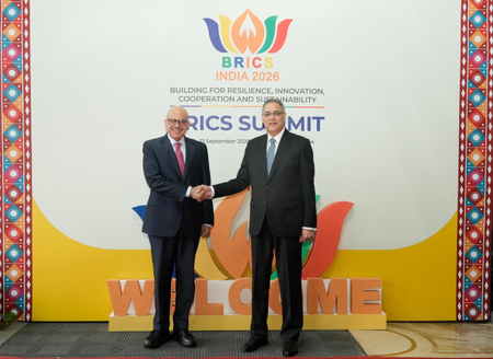 Bahrain Foreign Minister arrives in New Delhi for BRICS Summit Bahrain Foreign Minister arrives in New Delhi for BRICS Summit