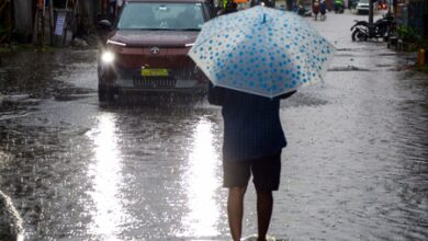 Deep depression crosses Andhra coast, triggering heavy rain Deep depression crosses Andhra coast, triggering heavy rain