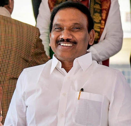 DMK’s A Raja withdraws remarks after backlash over comments on CM Vijay
