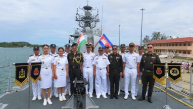 Indian Navy;s INS Kulish arrives at Cambodia’s Ream Naval Base to strengthen maritime cooperation