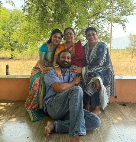 Dhanush poses with his mother & sisters for a perfect family pic, calls them ‘My blessings’