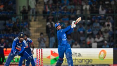 1st T20I: Omarzai’s late counter-attacking fifty takes Afghanistan to 156/8 against India