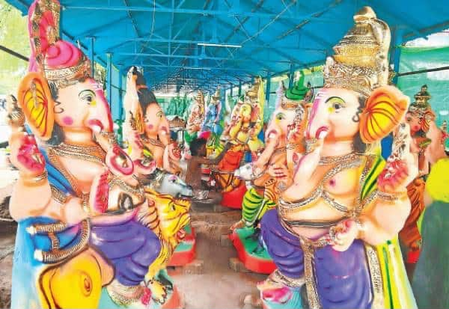 TN Police clear installation of 36,000 Ganesh idols for Vinayaka Chaturthi celebrations TN Police clear installation of 36,000 Ganesh idols for Vinayaka Chaturthi celebrations