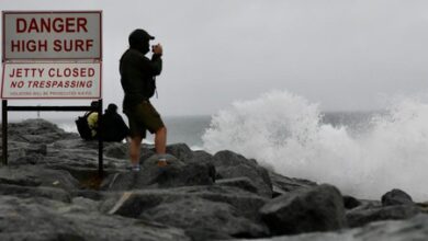 Storm-driven erosion batters Southern California coast