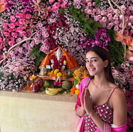 Ananya Panday rushes back home for Ganpati celebrations: ‘Just in time for my fave’ Ananya Panday rushes back home for Ganpati celebrations: ‘Just in time for my fave’