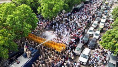 Led by Pilot, Punjab Congress leadership protests in Chandigarh against Finance Minister Cheema