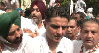 ‘AAP govt not concerned about people’: Sachin Pilot leads protest for Punjab Finance Minister’s resignation ‘AAP govt not concerned about people’: Sachin Pilot leads protest for Punjab Finance Minister’s resignation