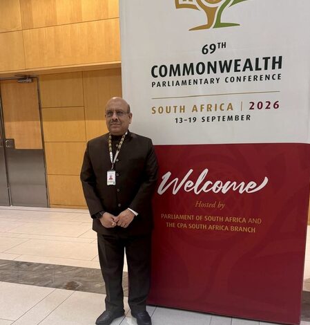 Delhi Speaker Vijender Gupta to share insights on inclusion at Cape Town Commonwealth conference Delhi Speaker Vijender Gupta to share insights on inclusion at Cape Town Commonwealth conference