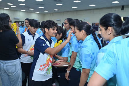 Asian Games: Indian kabaddi teams receive warm send-off at SAI NCOE in Gandhinagar