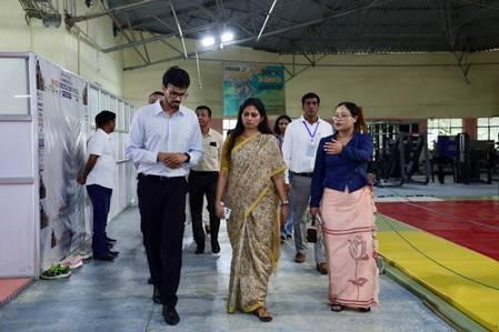 Union MoS Raksha Khadse reviews sports ecosystem in Mizoram; visits SAI Aizawl