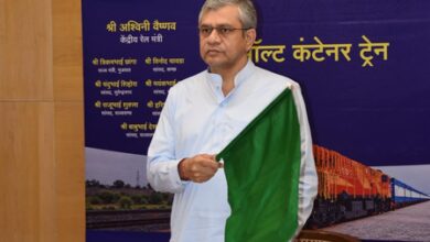 India’s first salt container train flagged off from Gujarat’s Kutch to Mithapur