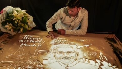Special sand art, animation created in Puri on PM Modi’s birthday