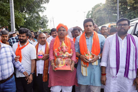 BJP not against Muslims; protest was against cop’s remarks: K’taka MP on Ganesh procession row BJP not against Muslims; protest was against cop’s remarks: K’taka MP on Ganesh procession row